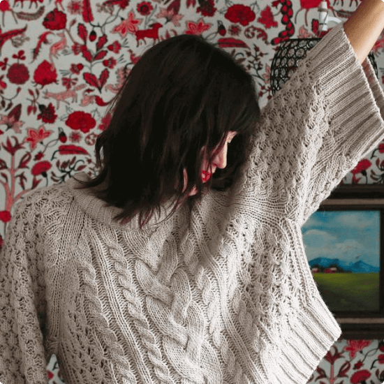 CABLE-KNIT SWEATERS