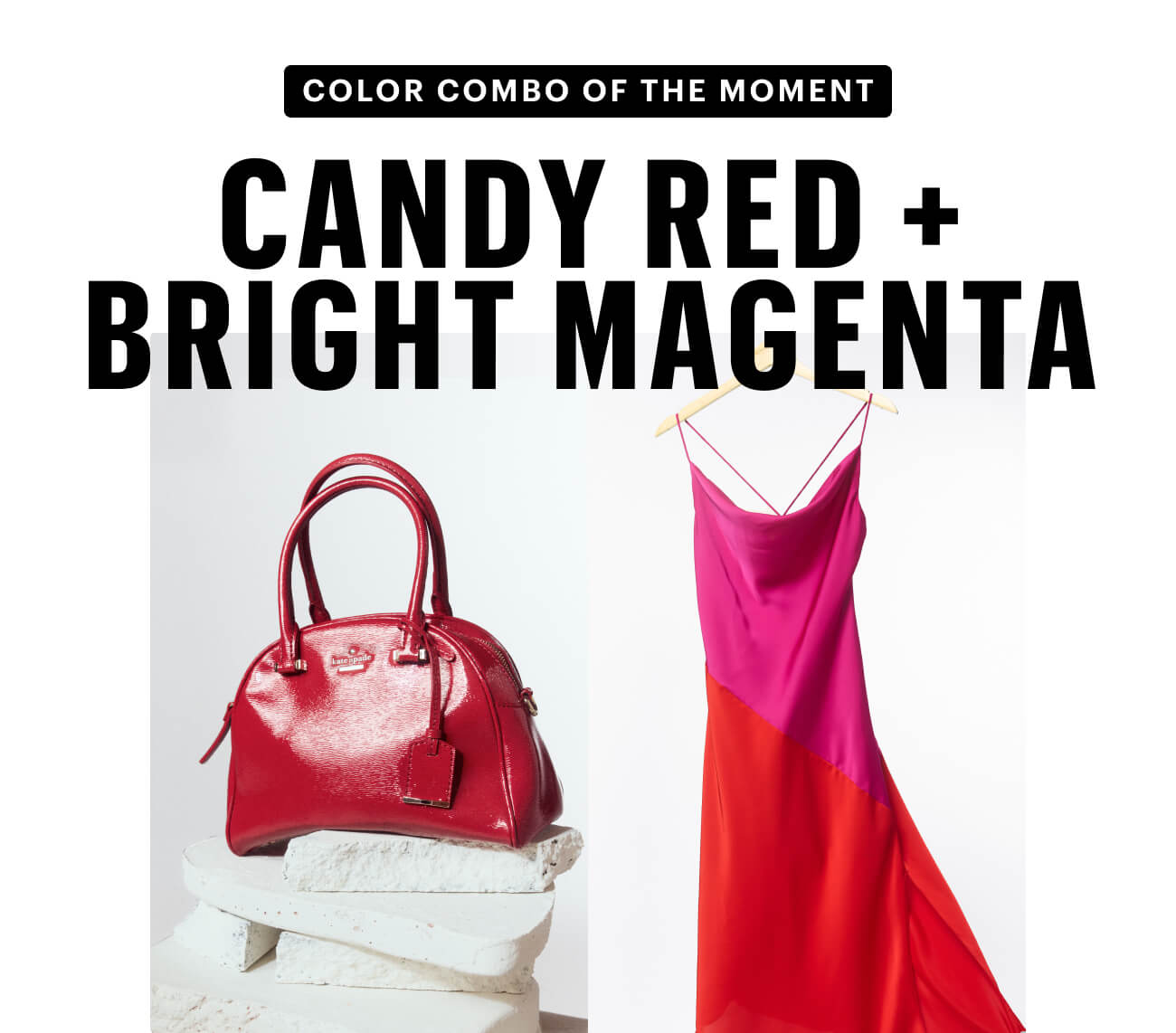 COLOR COMBO OF THE MOMENT: CANDY RED + BRIGHT MAGENTA