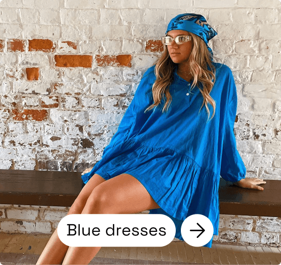 SHOP BLUE DRESSES