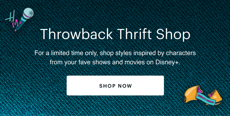 THROWBACK THRIFT SHOP| LIMITED TIME | SHOP STYLES INSPIRED BY DISNEY+