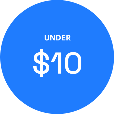 SHOP UNDER $10