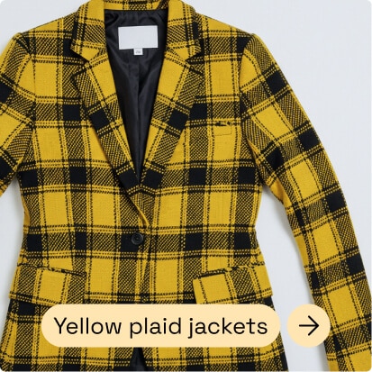 YELLOW PLAID JACKETS